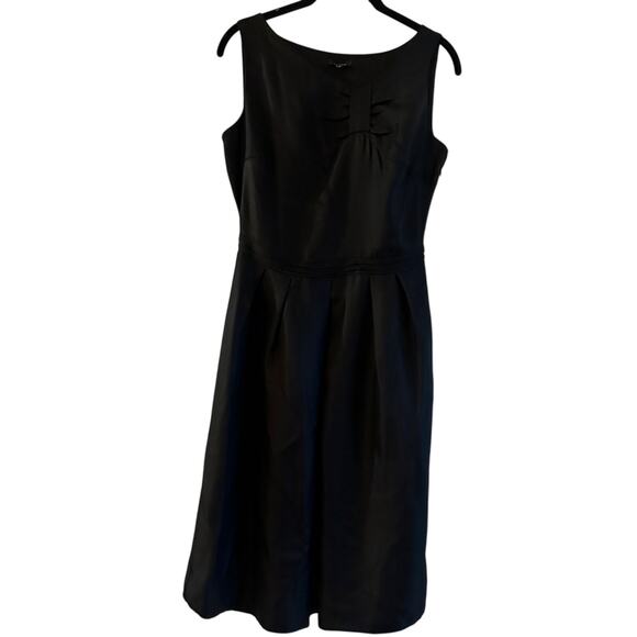 Tocca 100% silk black midi dress size 2 - Picture 1 of 7